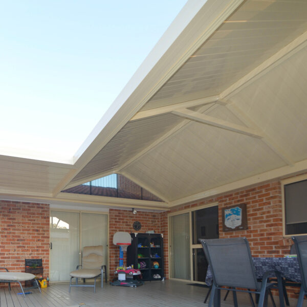diy attached gable roof patio