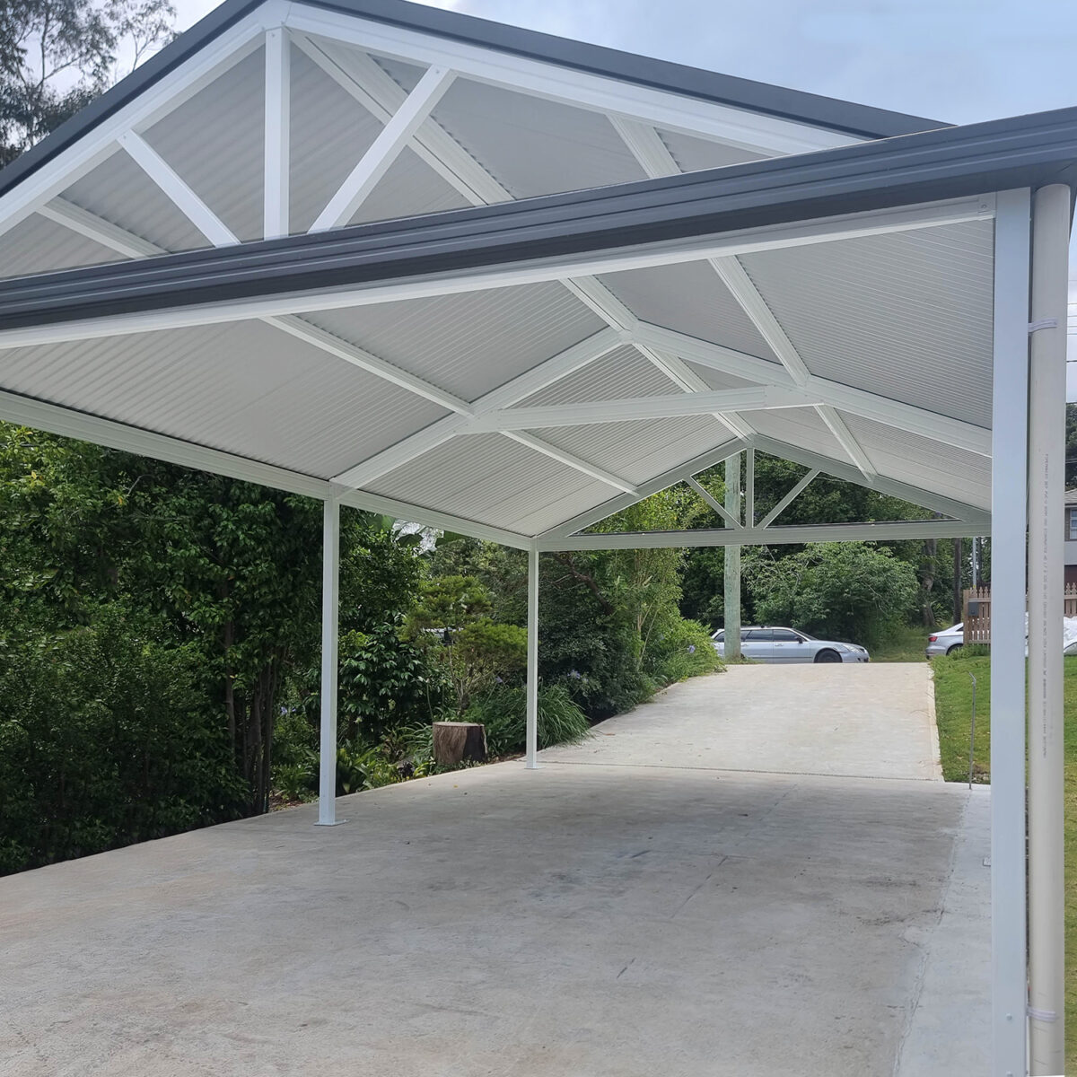 DIY Freestanding Gable Roof Carport Kit | Classic & Durable