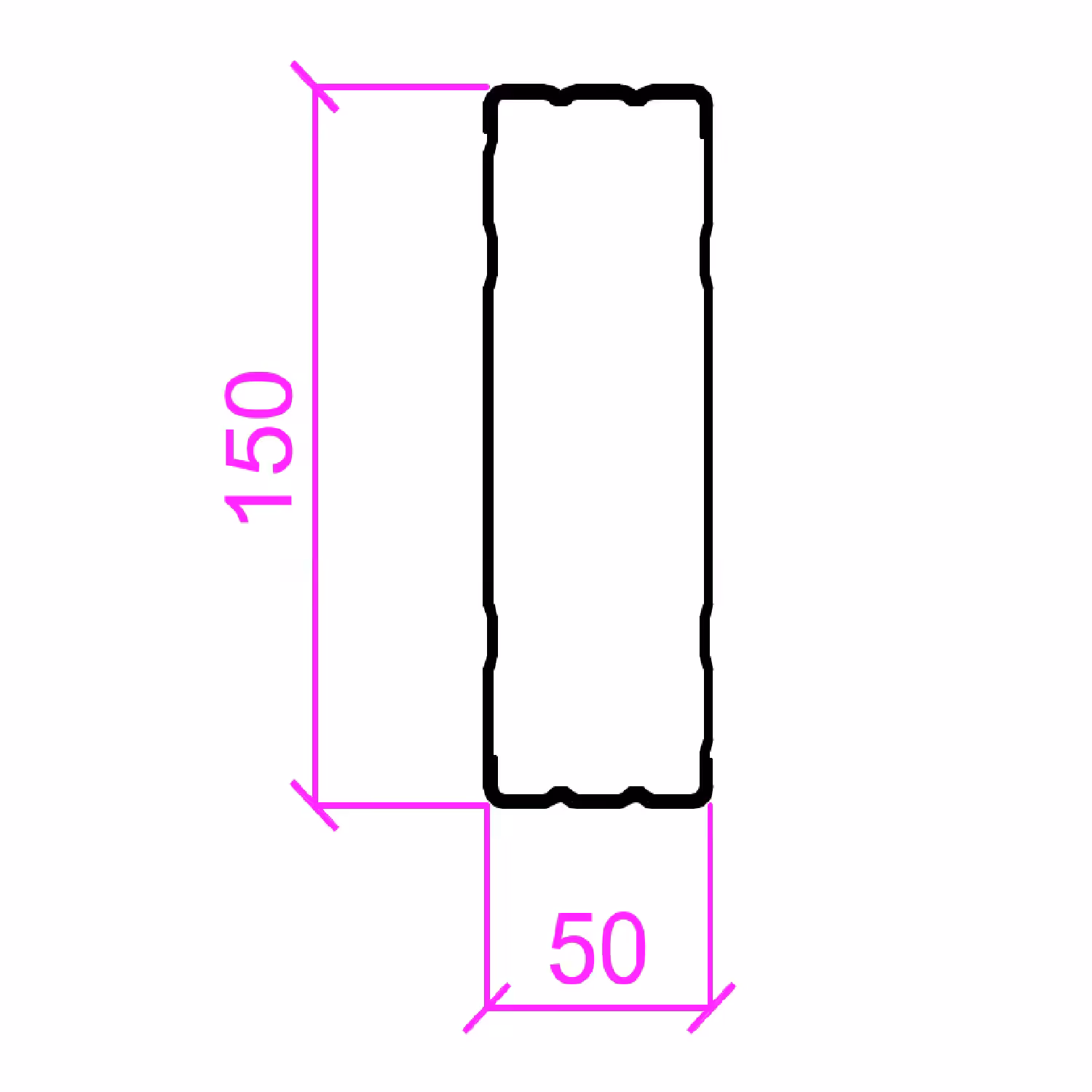 150 x 50mm spantec beams 6000mm length