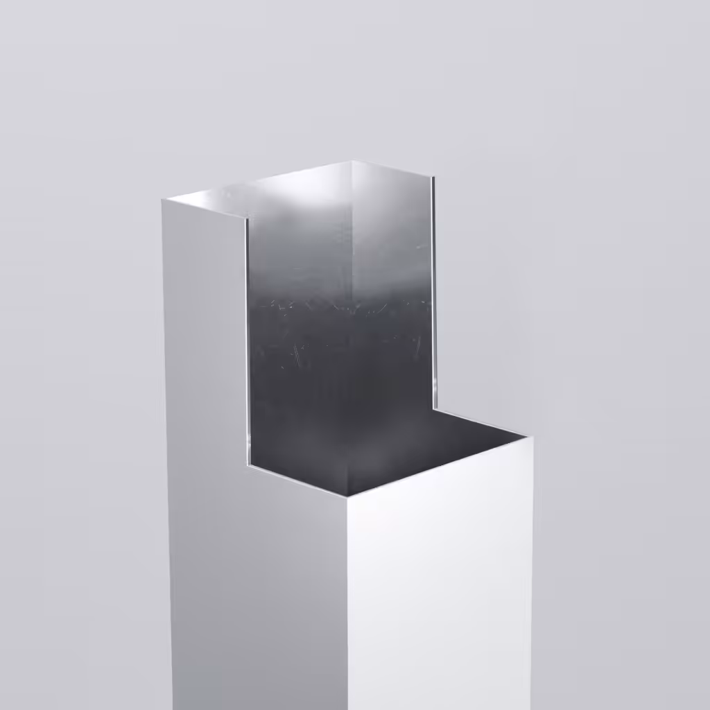 100x100 notched post