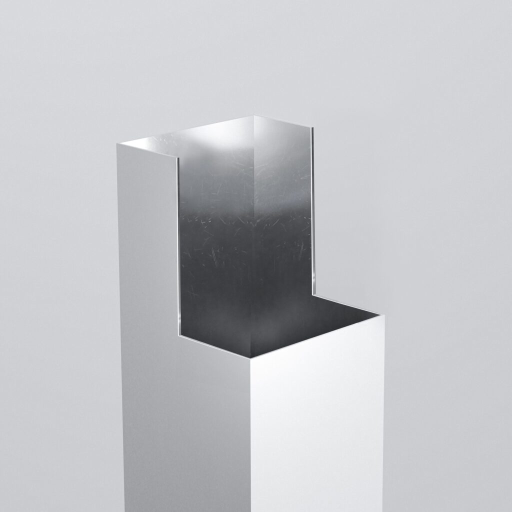 100x100 notched post