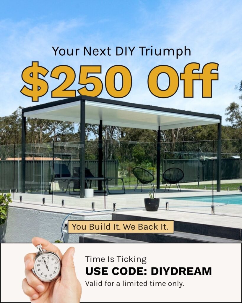 Promotional image for DIY project discount offer