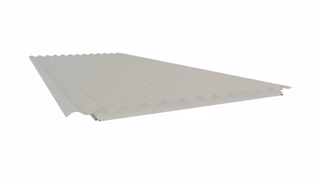 Corrugated insulated roof panel 50mm