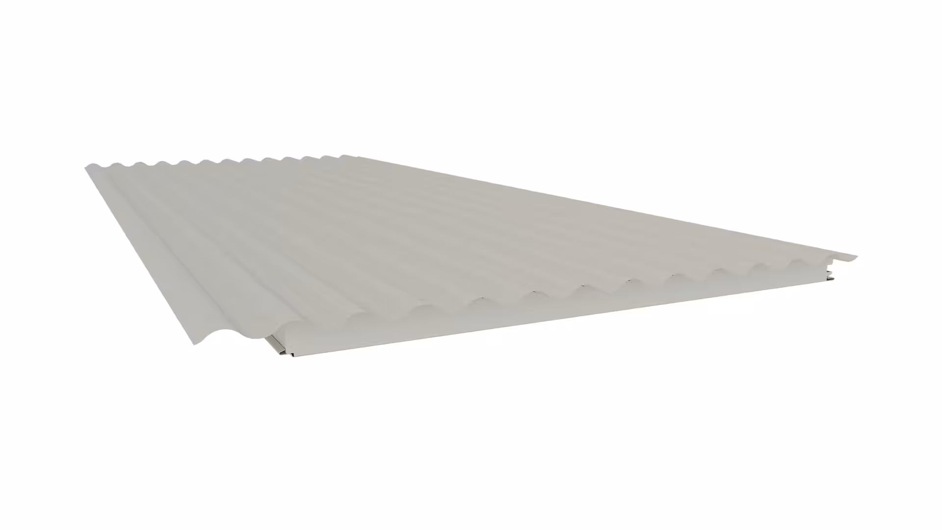 Corrugated insulated roof panel 50mm