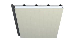 insulated roof panel grooved